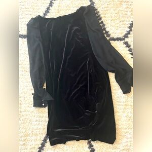 Black Velvet Karl Lagerfeld Dress